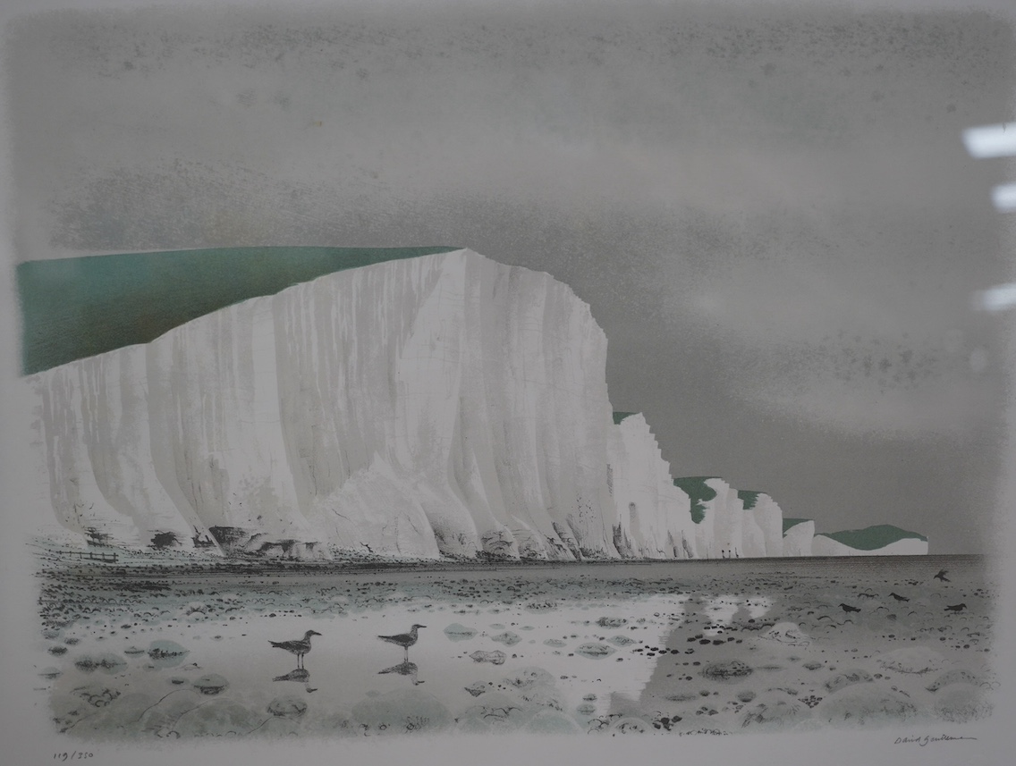 David Gentleman (b.1930), lithograph, Seven Sisters, 1976, signed and titled in pencil, 119/350, 39 x 51cm. Condition - good